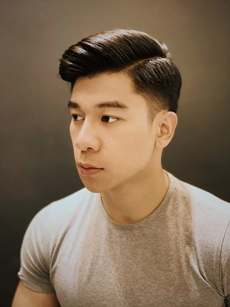 SIDE PART UỐN PHỒNG siêu đẹp trai Hướng dẫn UỐN TÓC NAM MHùng  BarberSharing  YouTube